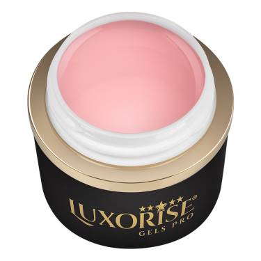 Gel UV Constructie Unghii RevoFlex LUXORISE 50ml - Milky Pink